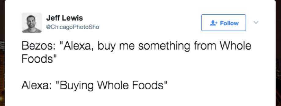 Funny-Buying-Whole-Foods Funny Amazon Memes Bezos And Alexa