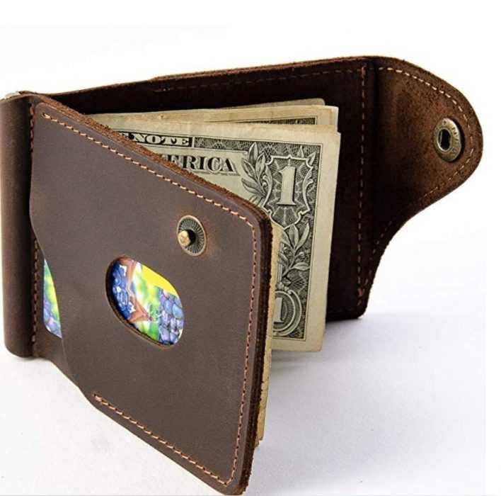 Leather Money Clip