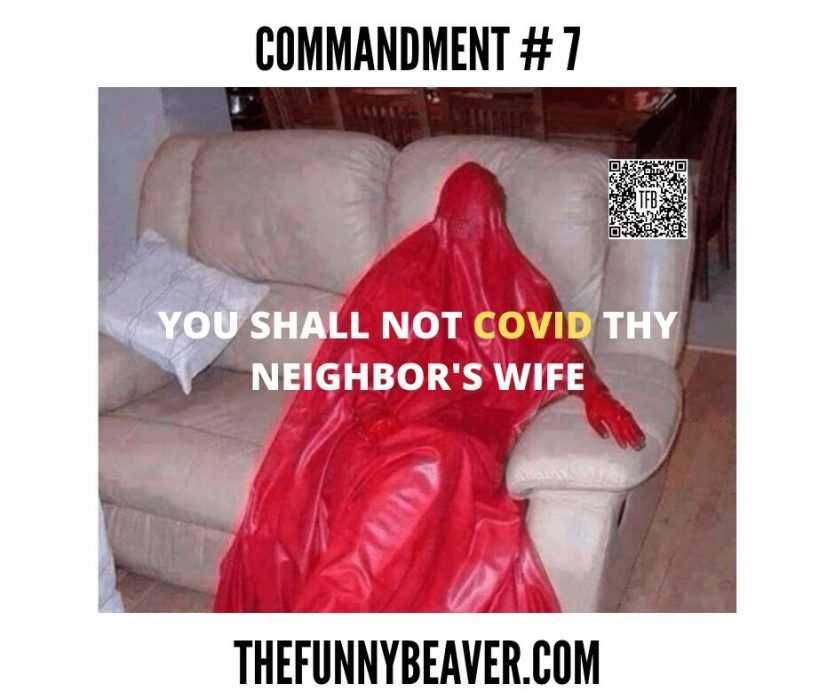 Commandment Corona Virus Dating Memes Covid Not Thy Neighbor'S Wife