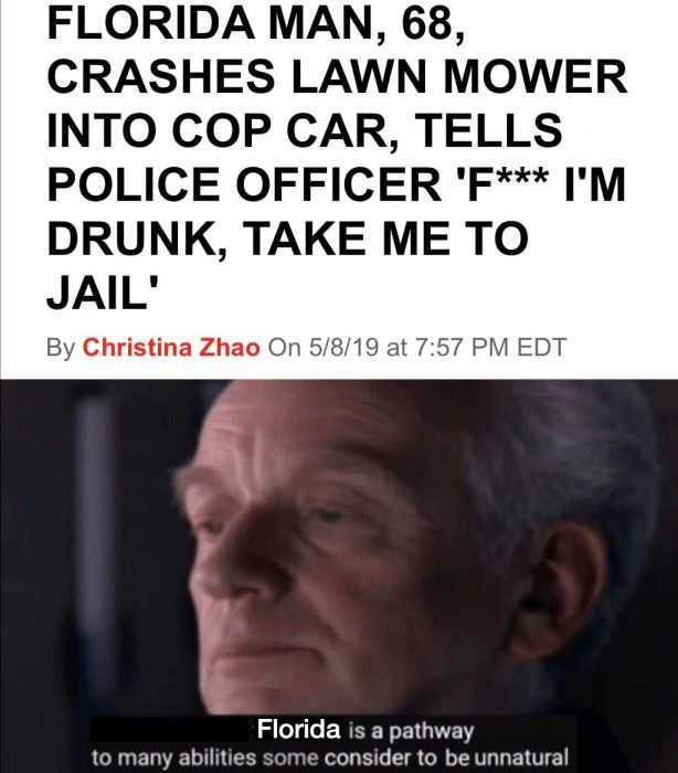 Florida Dui Lawnmover