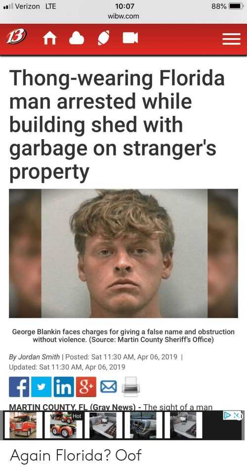 Florida Man Shed