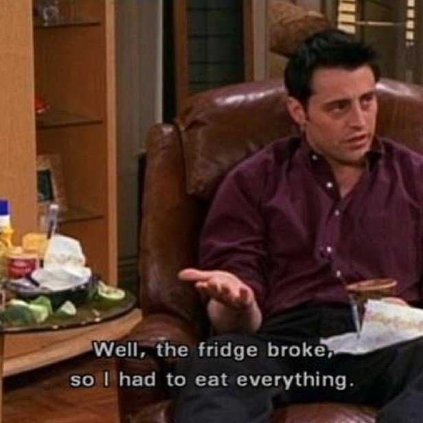 Friends-Fridge-Broke Friends Fridge Broke