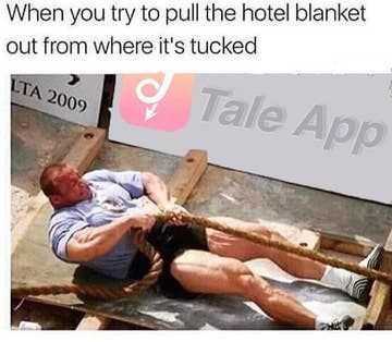 Funny-Tucked-Blanket Funny Tucked Blanket
