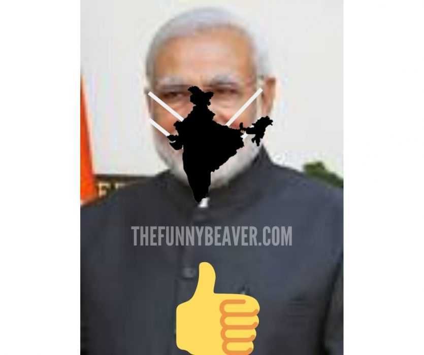 India-Mask-Good Mask Shaped Countries Meme India