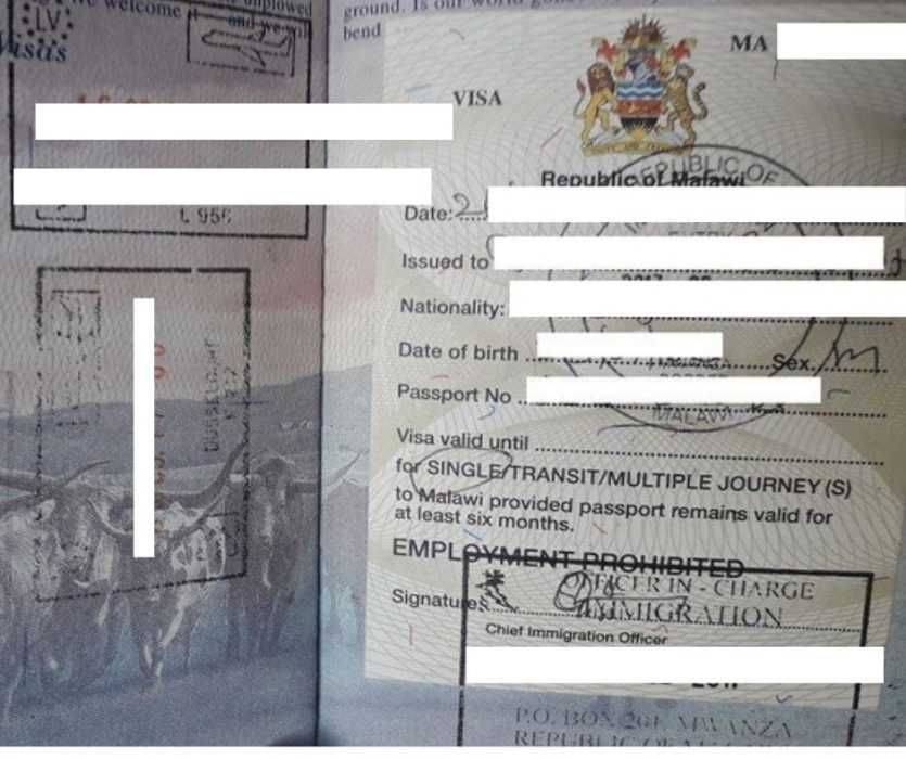 Malawi-Visa-Us-Passport Malawi Visa Canadian Passport