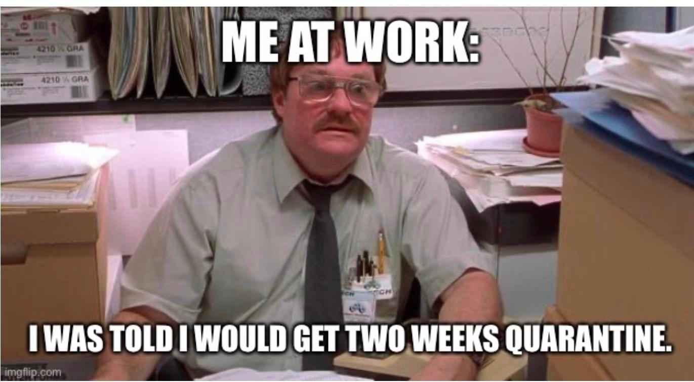 Funny Quarantine Memes  Not Quarantining