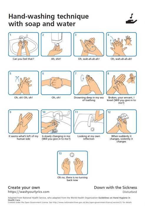 Wash-Hands-Meme-Disturbed-Down-With-Sickness Wash Your Hands Memes Disturbed Down With Sickness