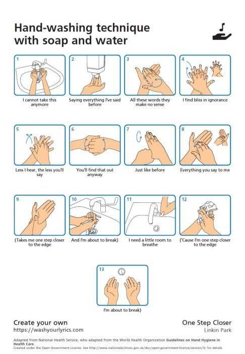 Wash-Hands-Meme-Linkin-Park Wash Your Hands Memes Wash Hands Meme Linkin Park One Step Closer