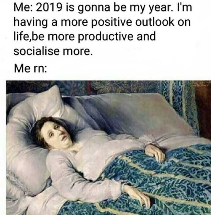 2020-Be-More 2020 Memes 2020 Meme Depicting 2019 Resolutions All But Abandoned
