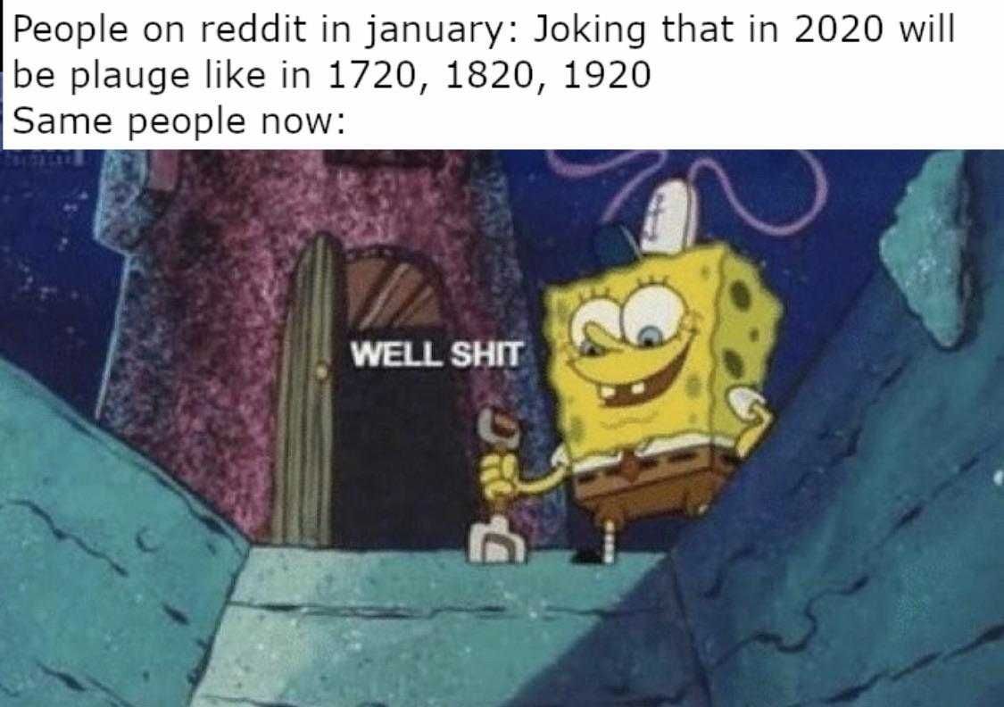 2020-Joking 2020 Memes 2020 Meme Of Sponge Bob