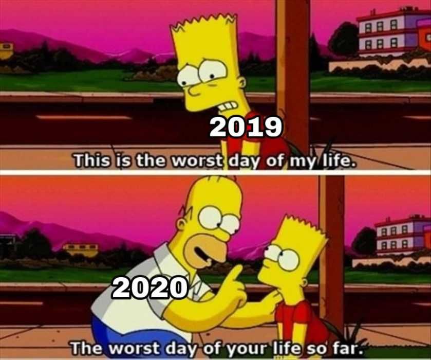 2020-So-Far 2020 Memes 2020 Meme Depicting Homer Correcting Bart