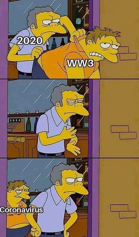 2020-Virus-Moe 2020 Memes 2020 Simpson Meme