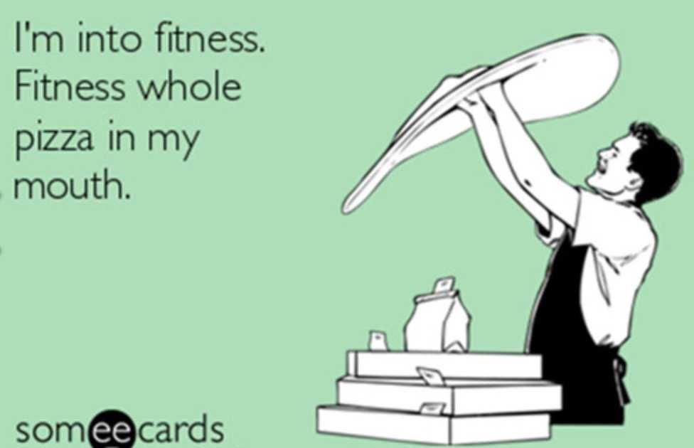 Home-Fitness-And-Home-Cooking-At-The-Same-Time-Meme Fitness Pun Meme