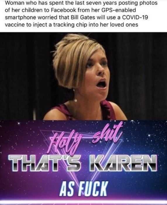 Karen-Af-Covid Karen Coronavirus Memes Karen Doesn'T See The Irony