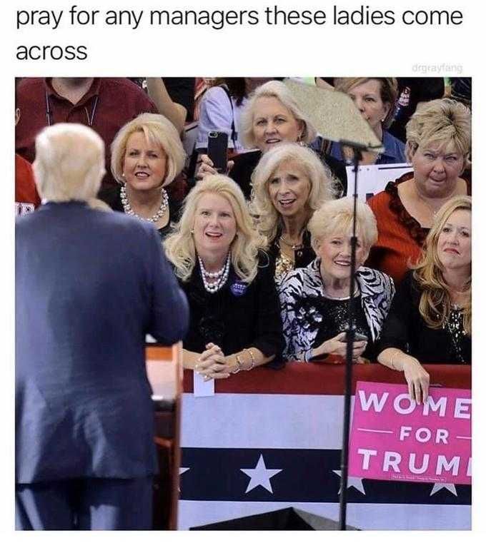Karen-Trump-Pray Karen Coronavirus Memes Karen Loves Trump