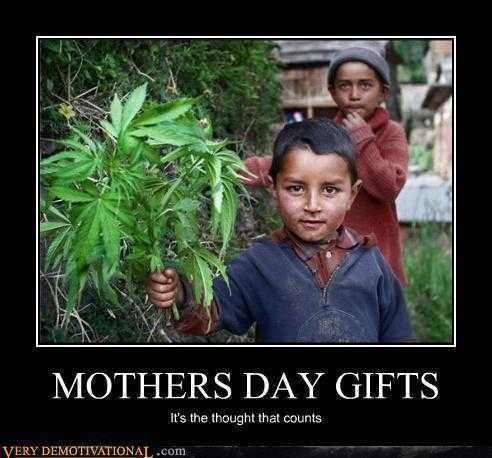 Mothers-Day-Gift-Cannabis-Flowers-Meme Mothers Day Memes Mom Meme About How A Child Gives Mom Weed For Mother'S Day