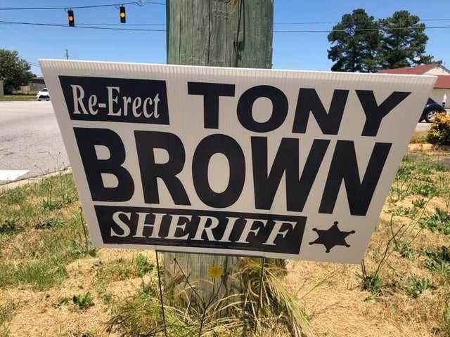 Sign-Erect Election Sign Fail Reerect Sheriff