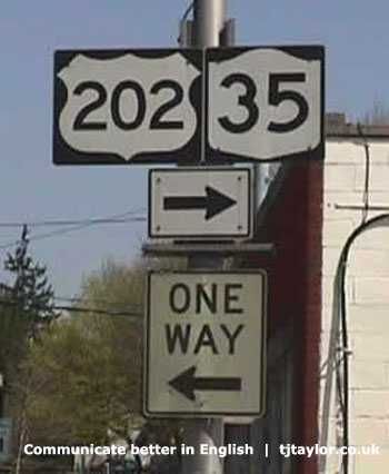 Sign-One-Way Road Sign Fail One Way