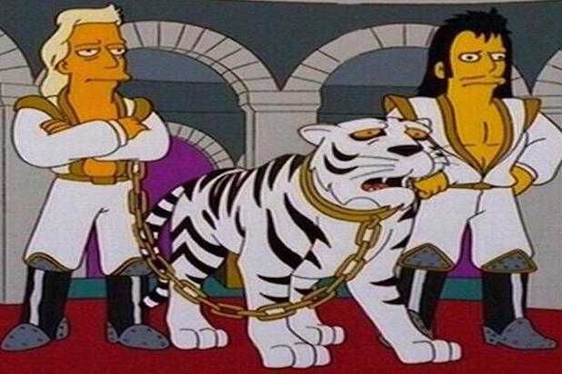 Simpsons-Siegfried-Roy Simpsons Predicted Tiger Attack On Siegfried And Roy