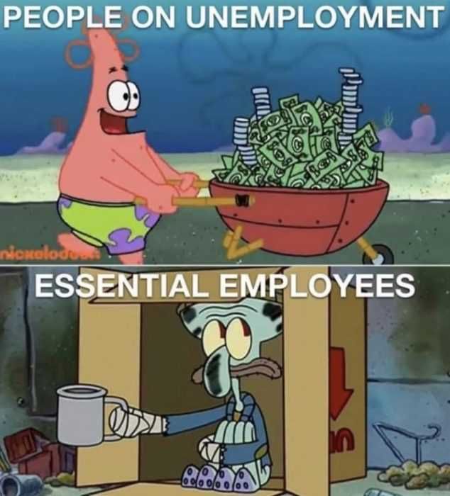 Unemployment-Meme-8 Unemployment Memes Essential Employee Meme