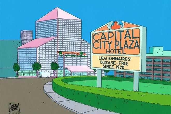 Best-Zoom-Background-21 Simpson's Sign Gag Zoom Background