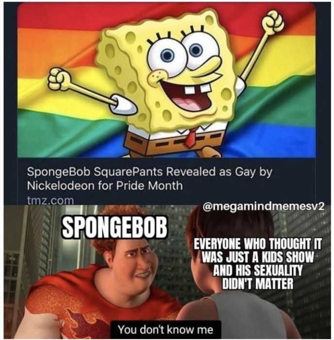 Gay-Spongebob-Meme-17 Spongebag Kids Show And Sexuality Didn't Matter Meme
