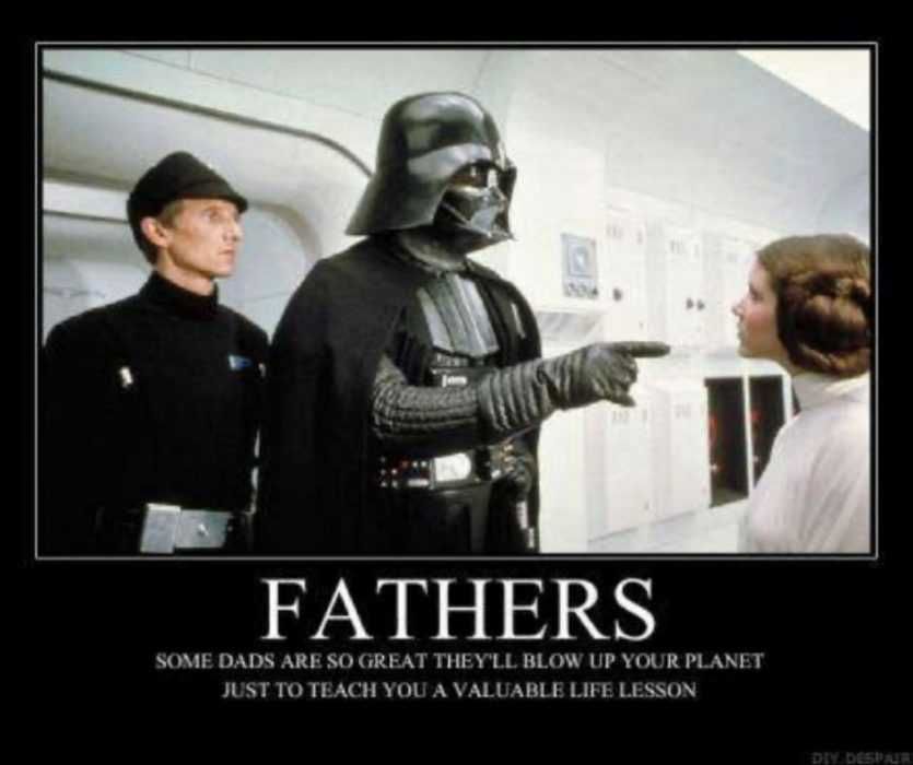 Vader-Great-Fathers-Meme Fathers So Strict He'Ll Blow Up Your Planet To Teach You Lesson Meme