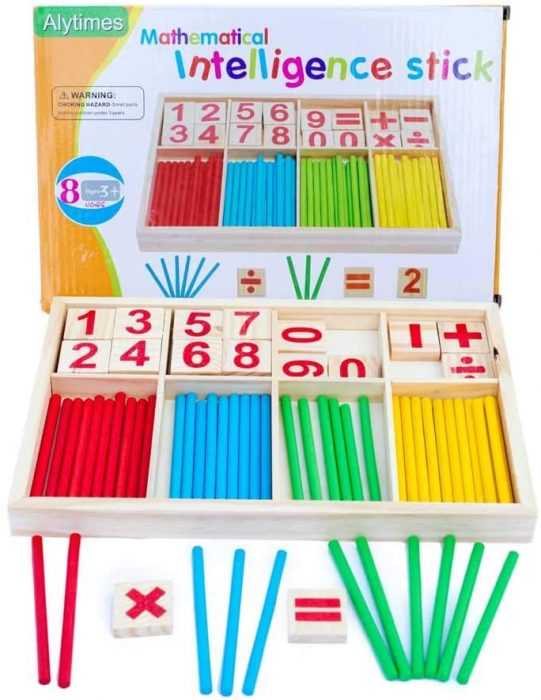 Alytimes Counting Sticks Math Toys