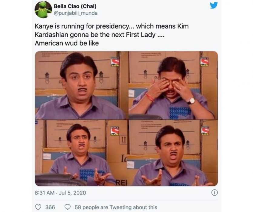 Everyone-On-Kardashian-As-Flotus Everyone Reacts To Kanye For President Meme