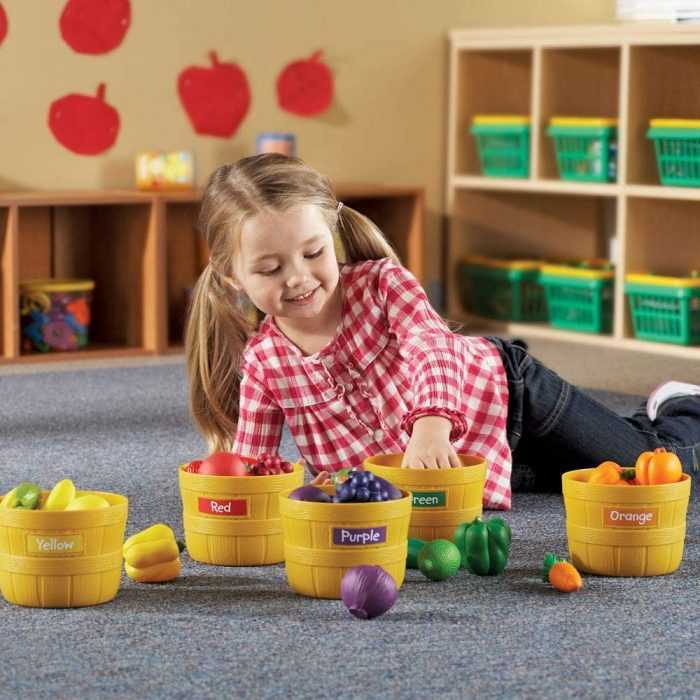 Fruit Sorting Homeschool Activity