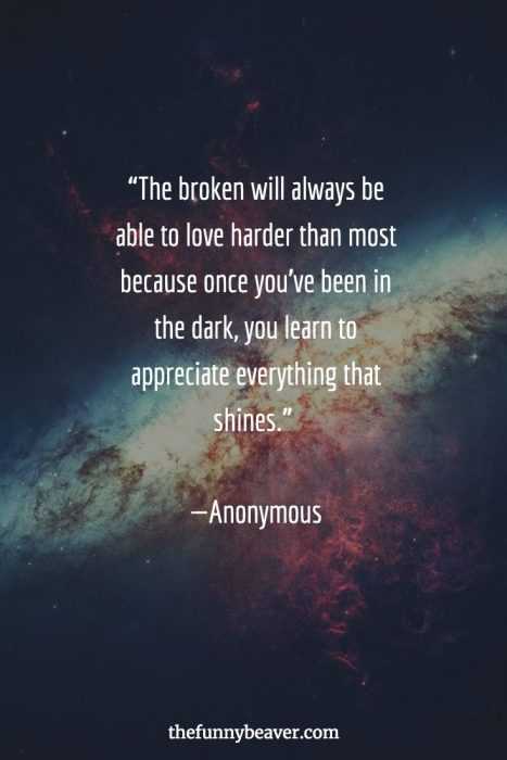 Inspiring-Quote-Able-To-Love-Harder Quotes About Being Broken