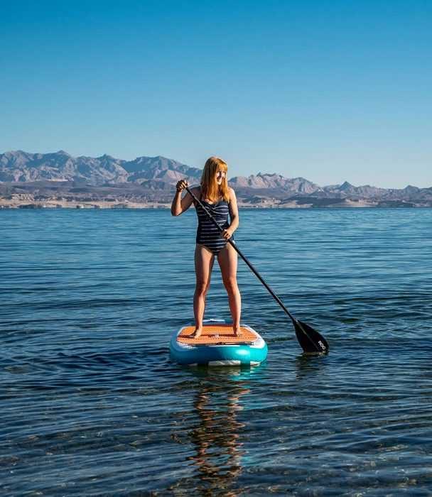 Roc-Inflatable-Stand-Up-Paddle-Board-In-Use Roc Inflatable Stand Up Paddle Board In Use