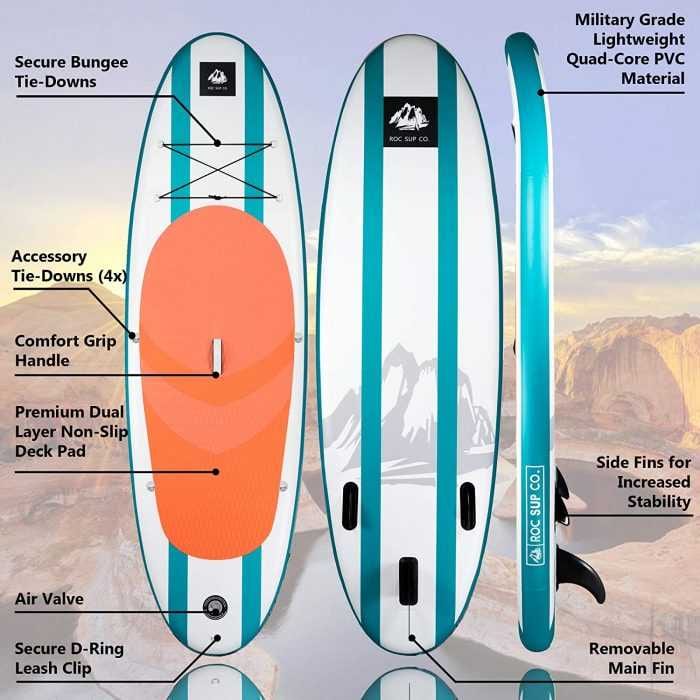 Roc-Inflatable-Stand-Up-Paddle-Board-Specs Roc Inflatable Stand Up Paddle Board Specs
