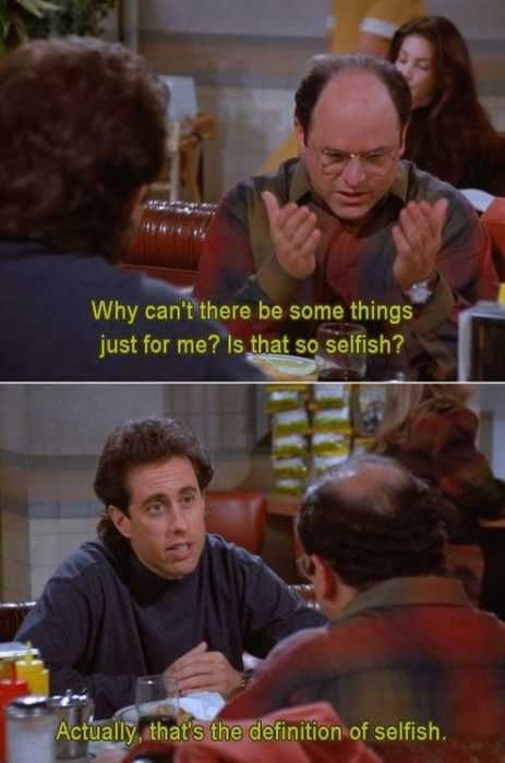 Seinfeld-Selfish Seinfeld Selfish