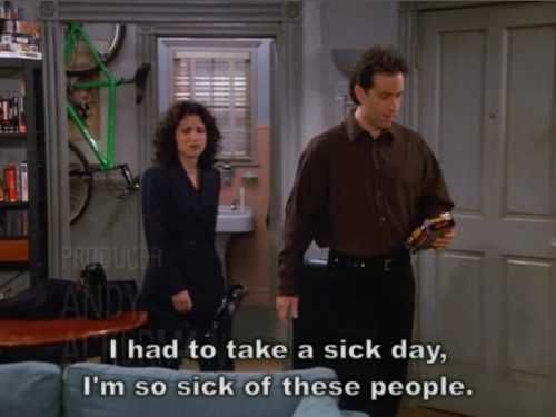 Seinfeld-Sickday Seinfeld Sickday