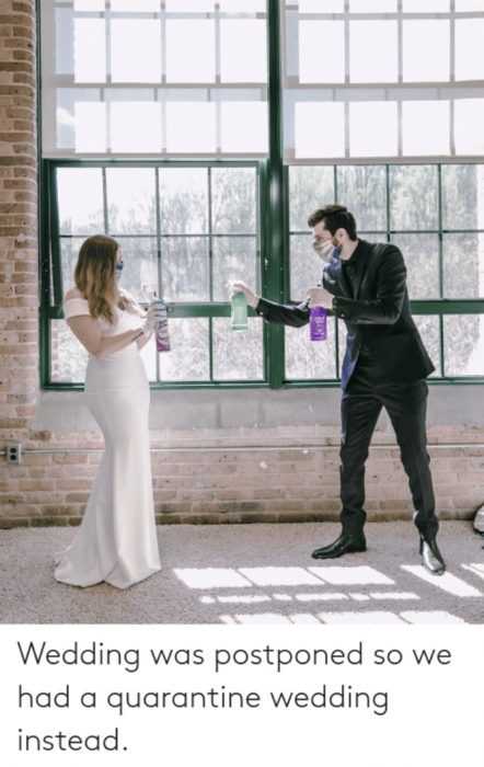 Quarantine Wedding Meme