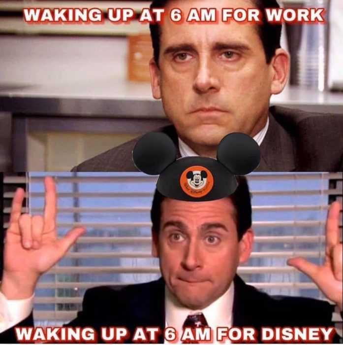 Disney-Waking-Up Hilarious Disney Memes About Waking At 6Am For Disney