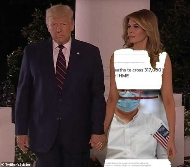 Rnc-317- Melania Green Screen Dress Memes Covid Deathcount
