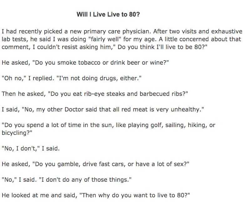 Funny-Short-Stories-For-Seniors-Will-I-Live-To-80 7 Funny Short Stories For Seniors Living Longer