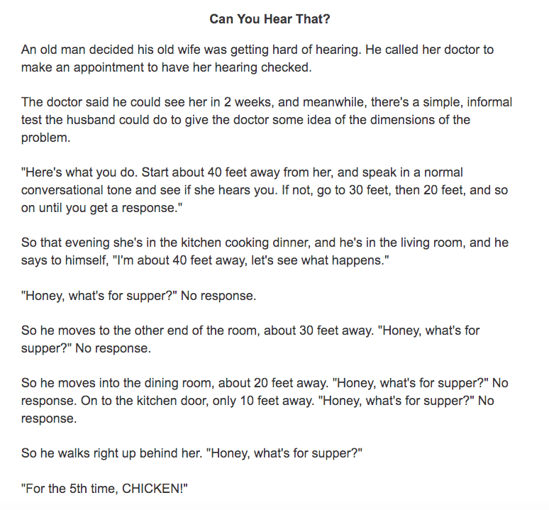 Funny-Stories-For-Seniors-Whats-For-Dinner Funny Short Stories For Seniors Hard Of Hearing