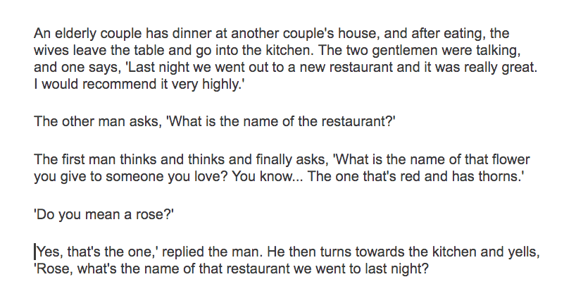 Funny-Stories-For-Seniors-Whats-The-Restaurant-1 7 Funny Short Stories For Seniors Forgetful Old Man