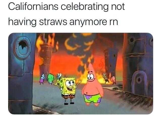 Meme-California-Straws Wildfire Memes California Wildfire Meme
