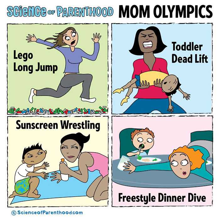 Parenting-Olympics Funny Parenting Comics 1