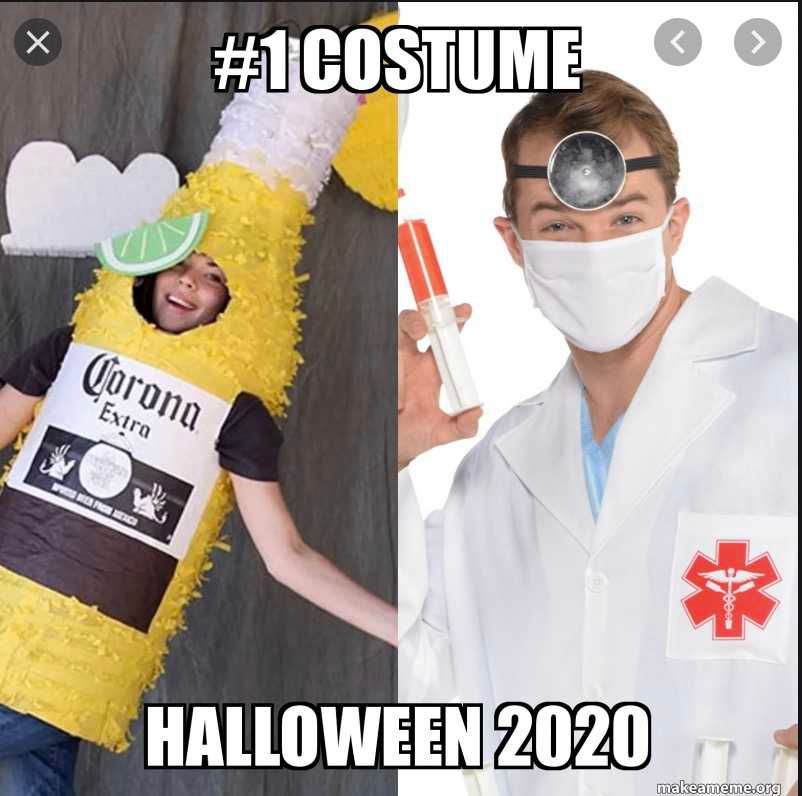 Halloween-Costumes-Memes-2020-1 Halloween 2020 Costumes Meme Corona Vs Doctor?