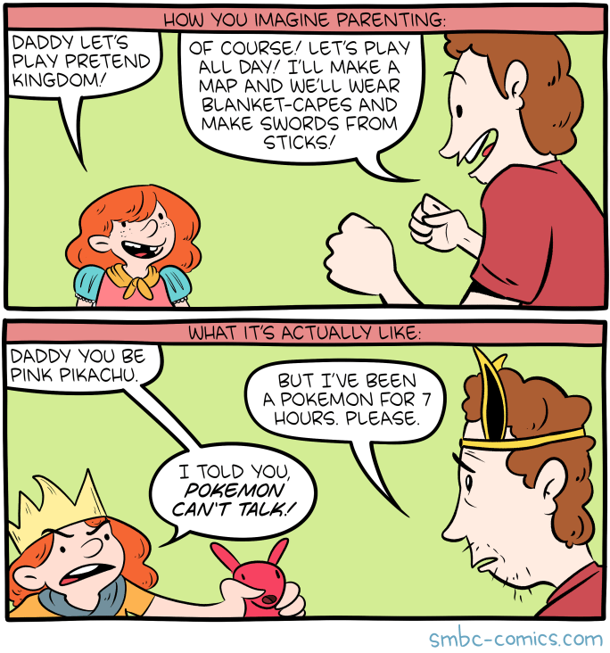 Kid-Pink-Pikachu Funniest Parenting Comics