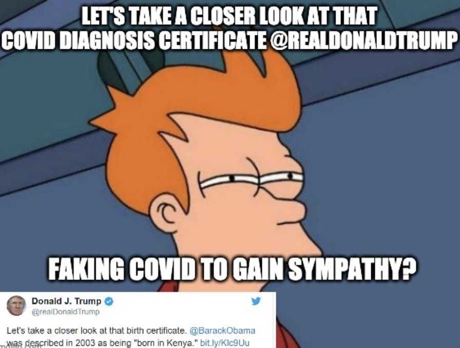 Trump-Covid-Memes-1 Trump Covid Memes Birther'S Revenge