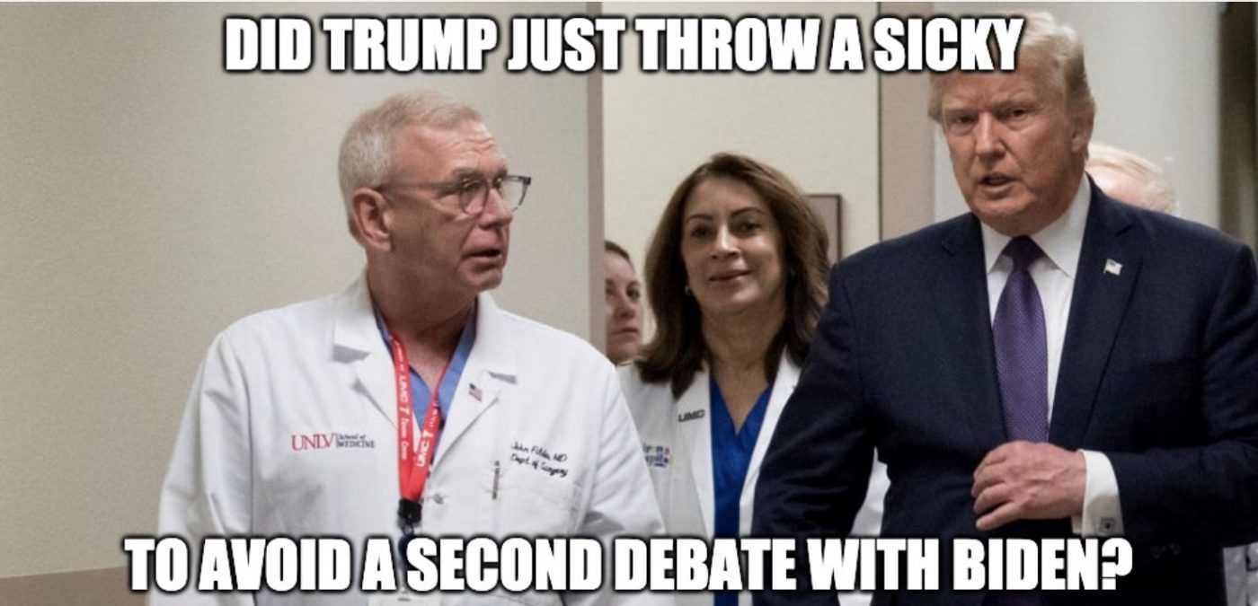 Trump-Has-Covid-Memes-1 Trump Has Covid Memes Trump Faking Covid?