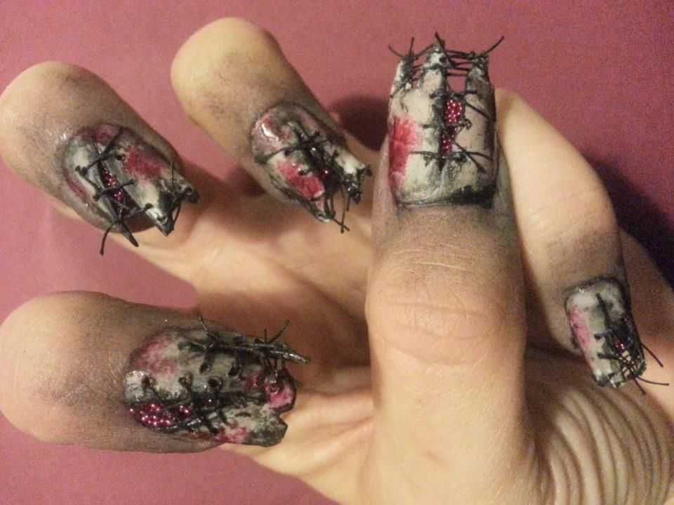 Zombieartnails Halloween Nail Ideas Zombies