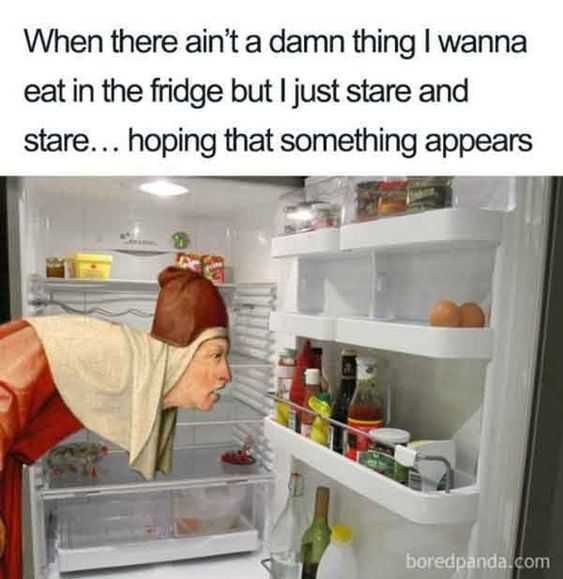 03981C3Ae37Fe7581Abf54Ac46370D1C Funny Food Meme Staring And Conjuring Go Hand In Hand
