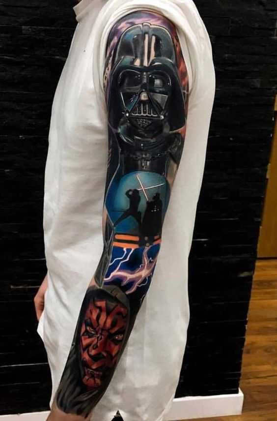 11D3F9F69A171D8E23Aa6F54A9813Cad Cool Star Wars Tattoo Ideas Vader